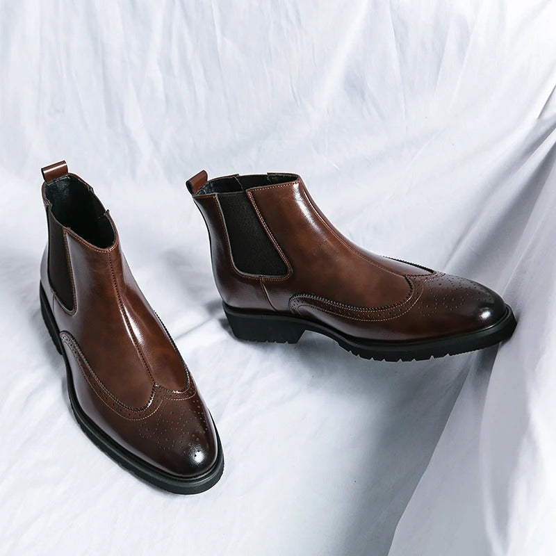 Louis – Genuine Leather Chelsea Boots - Image 3
