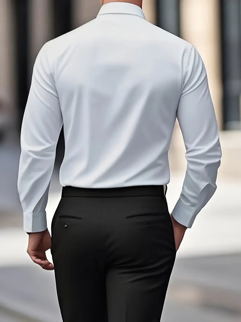Hemd Damen Slim Fit mit langen Ärmeln und klassischem Kragen - 9 - Atelier-Zofia