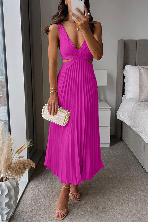 Ella – Elegant Pleated Midi Dress - Image 3
