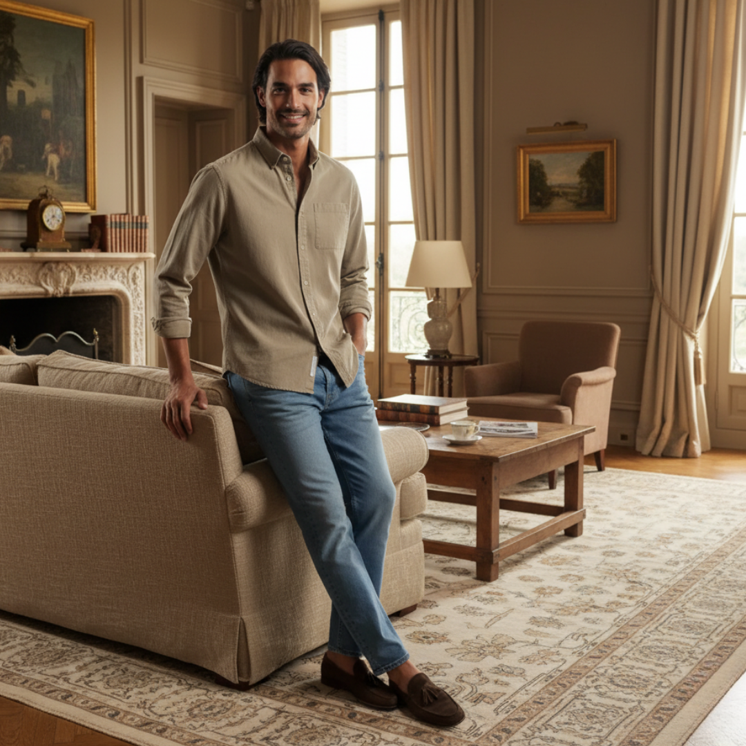 Leon – Men's Classic Long Sleeve Shirt - Image 2