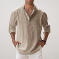Lukas – Men's Relaxed Classic Long Sleeve Button Shirt - Image 1