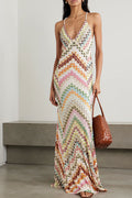 Theresa – Elegant Knit Herringbone Dress for Women - Image 6