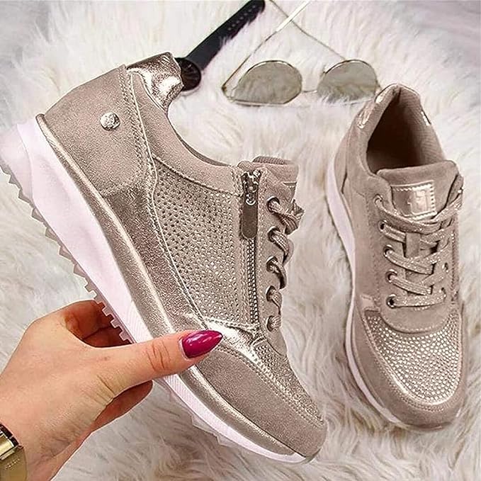 Valeria – Orthopädische Komfort-Sneaker mit Reißverschluss