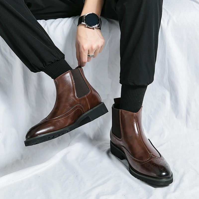 Louis – Genuine Leather Chelsea Boots - Image 8