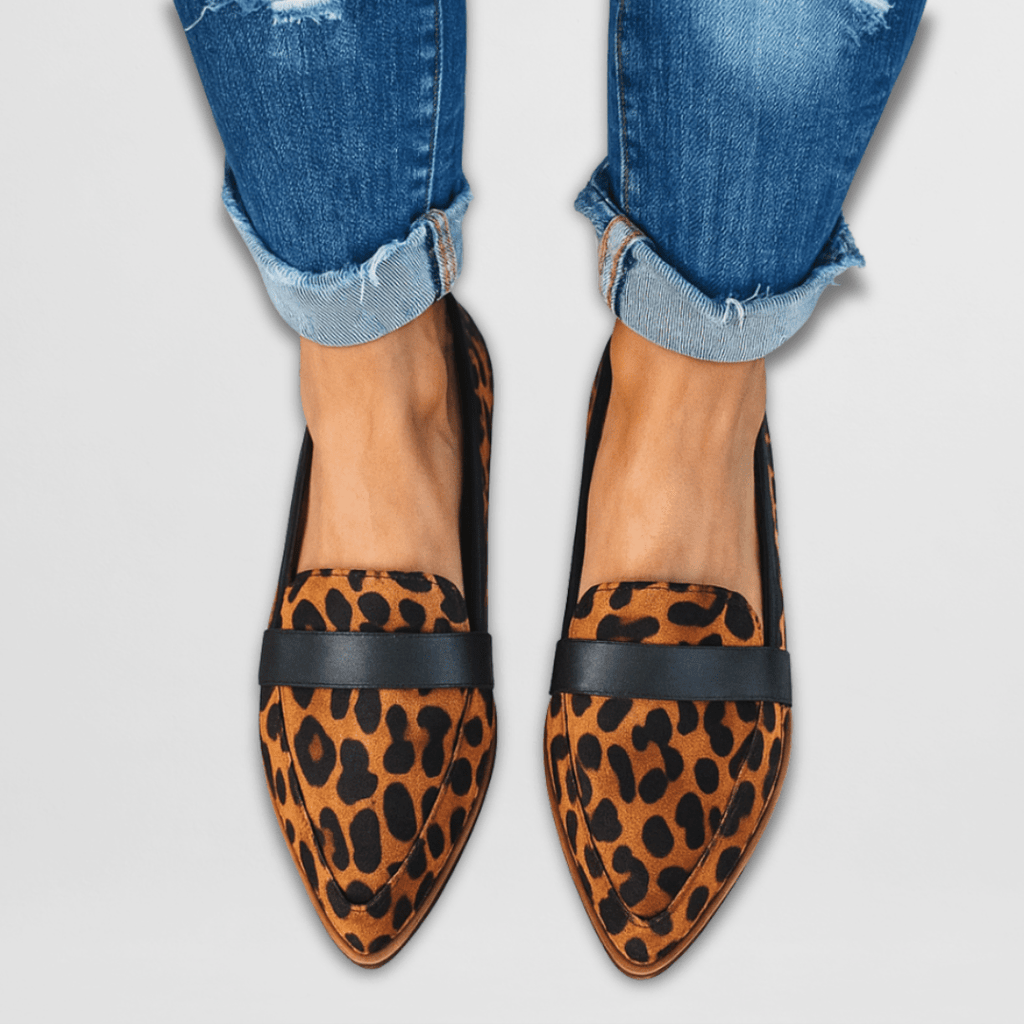 Yvonne – Women Pointed Toe Suede Flats - Image 4