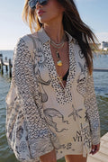 Franziska – Women Beach Print Blouse - Image 14
