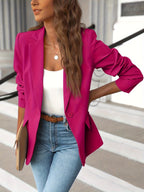 Blazer Women's tailored fit with single button closure - Image 5