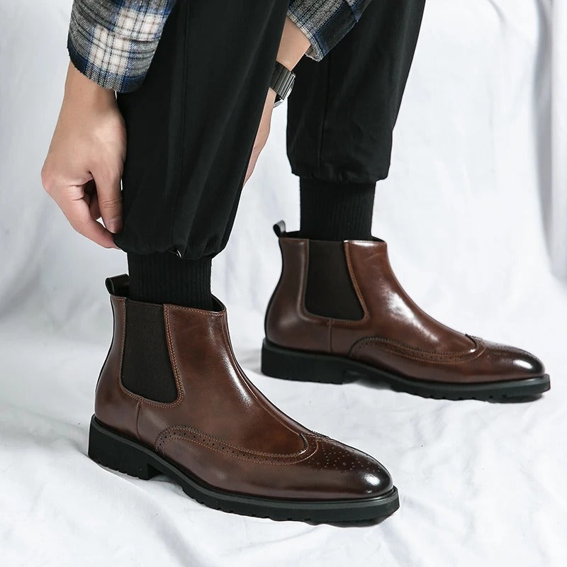 Louis – Genuine Leather Chelsea Boots - Image 6