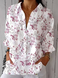 María – Stilvolle Damenbluse mit modernem Print