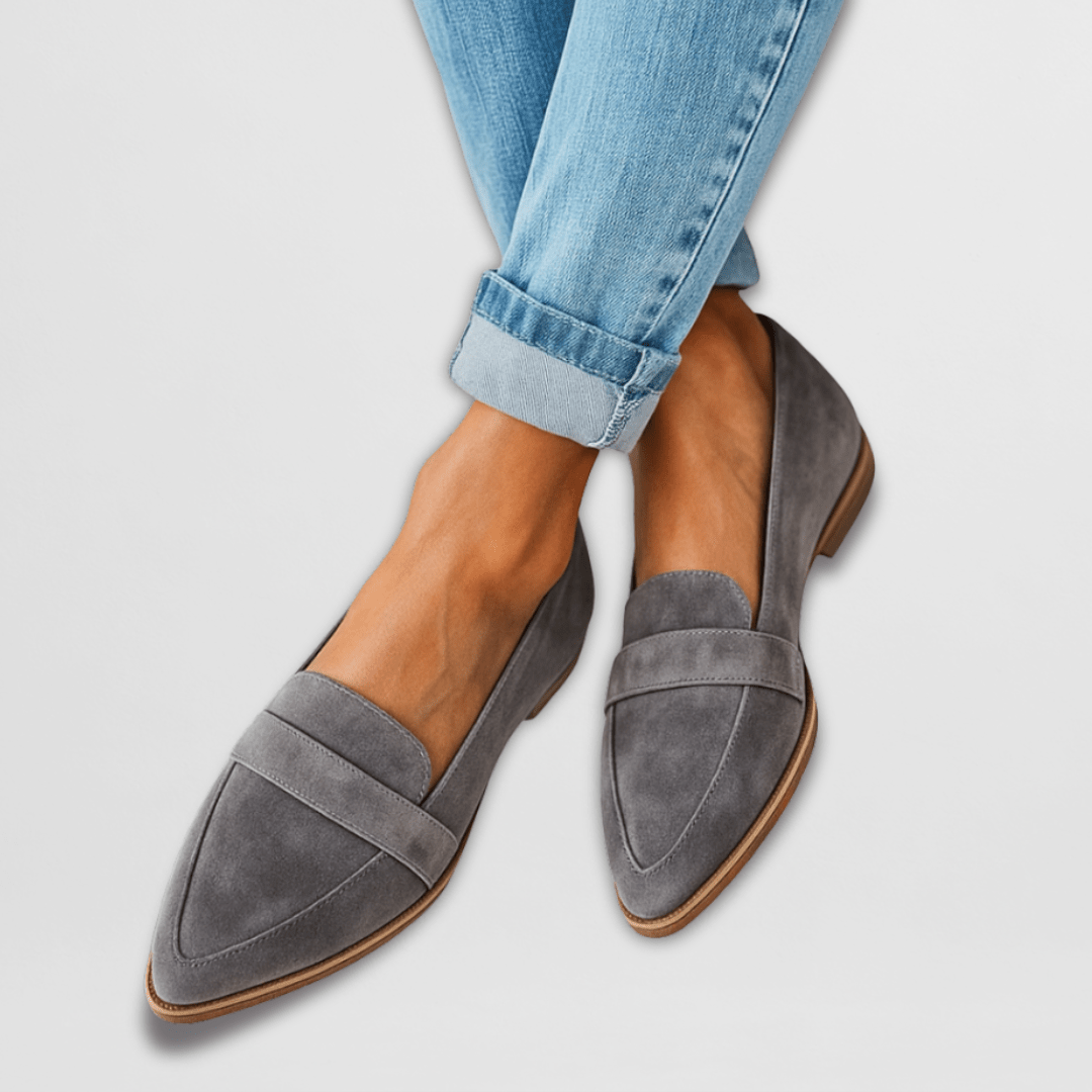 Livia – Orthopedic Soft Suede Loafers - Image 2
