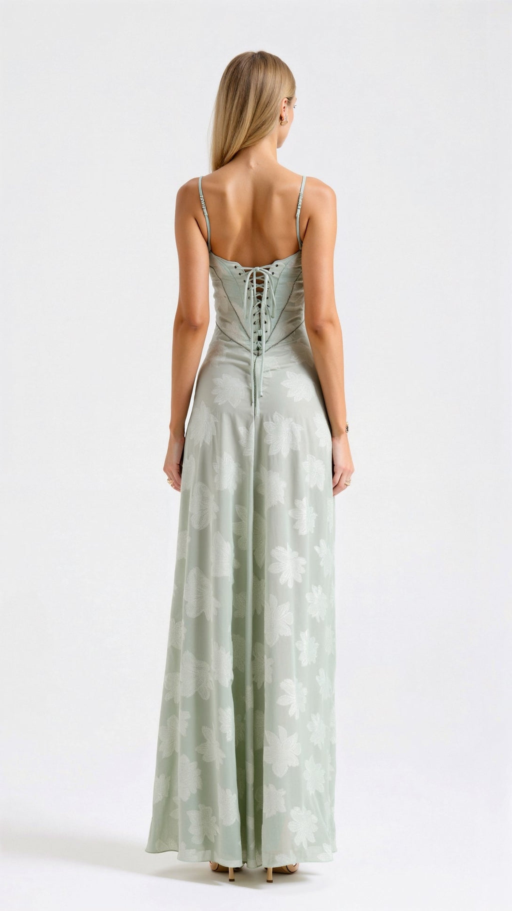 Antonia – Women Floral Print Wedding Guest Dress - Image 8
