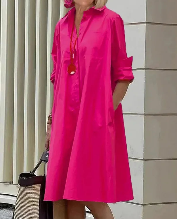 Luisa – Chic and Elegant Shirt Dress - Image 3