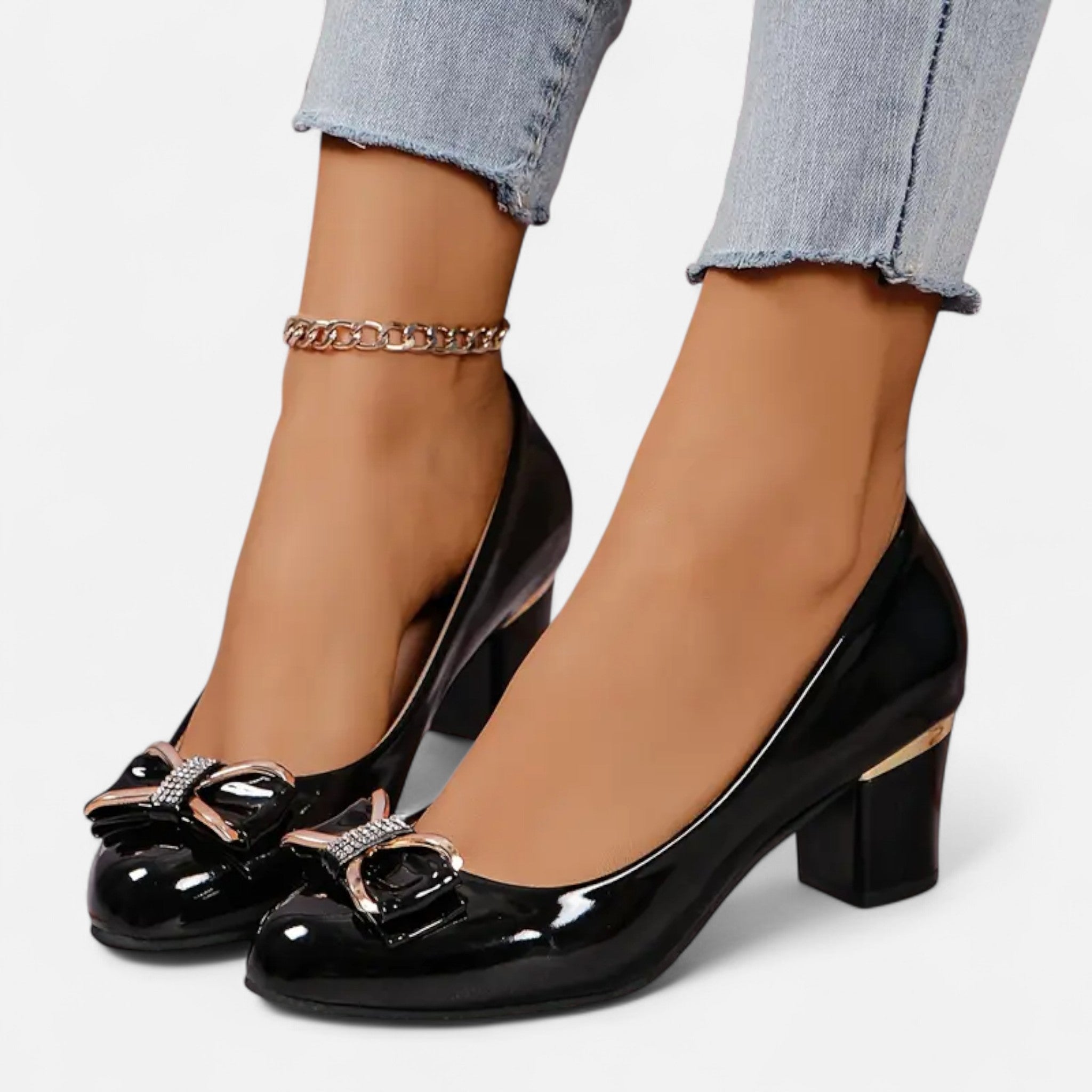 Andrea – Classic Patent Heels for Women - Image 4