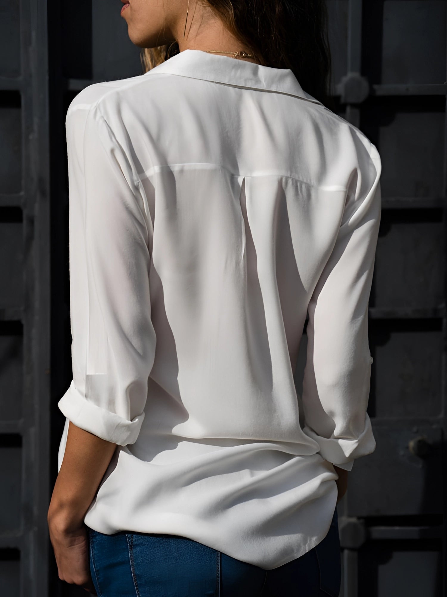 Emily – Elegant Button-Up Blouse - Image 9