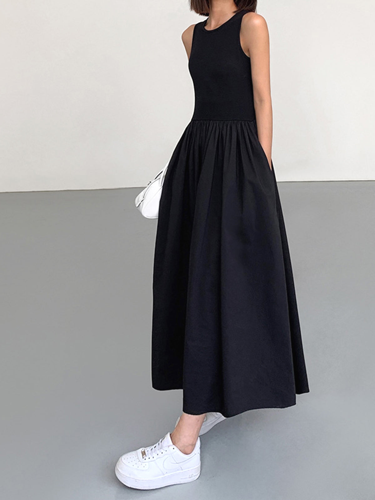 Paula – Damen Ärmelloses Maxikleid