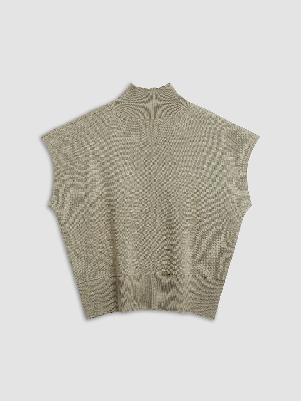 Alina – Damen Feinstrick-Shirt mit Stehkragen und Flügelärmeln