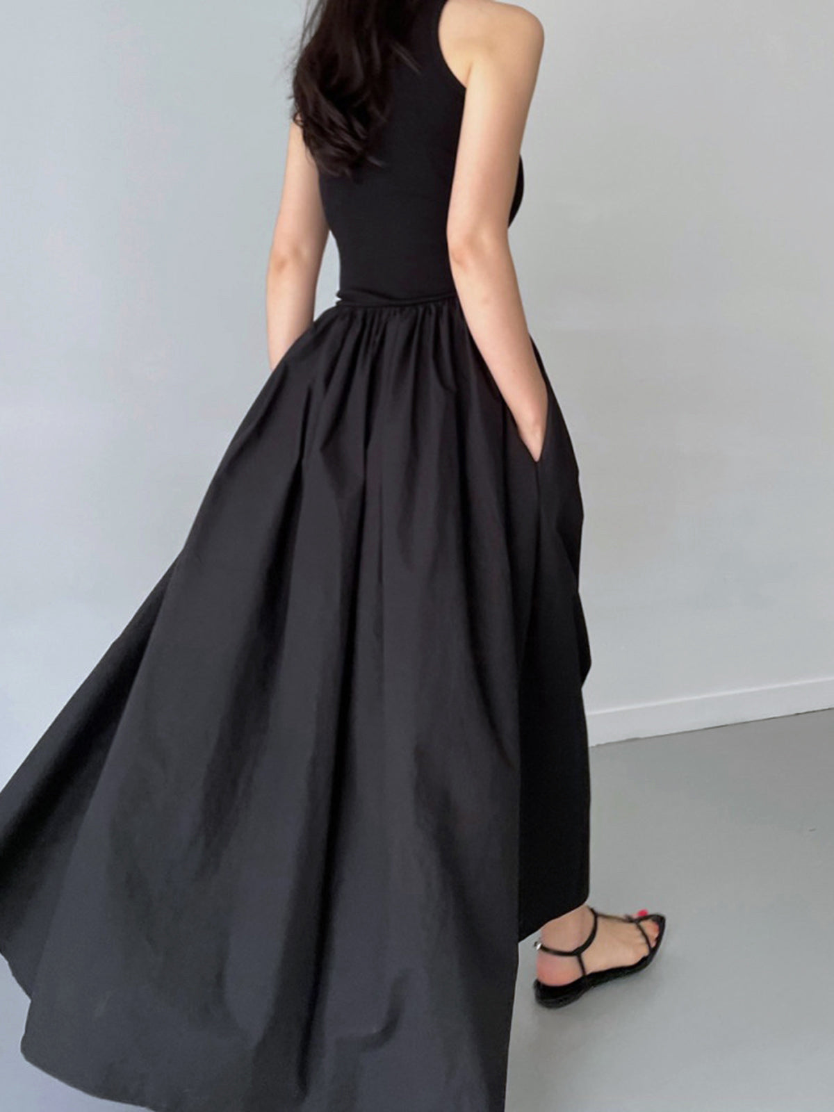 Paula – Damen Ärmelloses Maxikleid