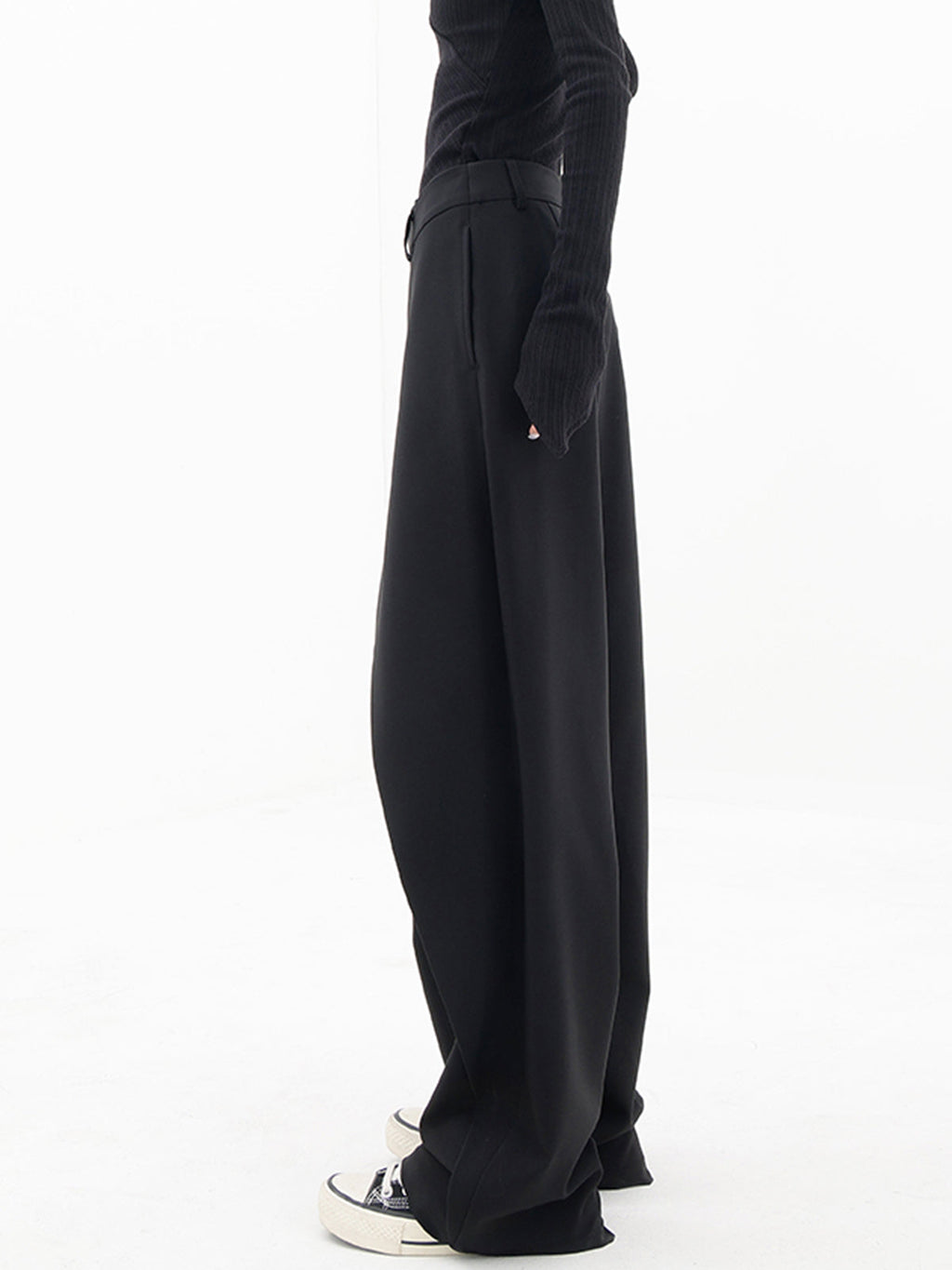 Valentina – Damen High-Waist Wickel-Hose