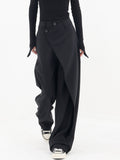 Valentina – Damen High-Waist Wickel-Hose
