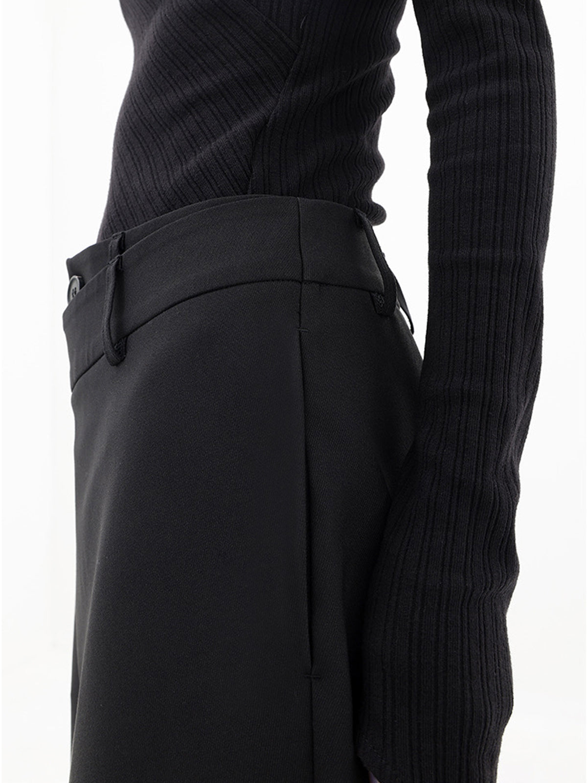 Valentina – Damen High-Waist Wickel-Hose