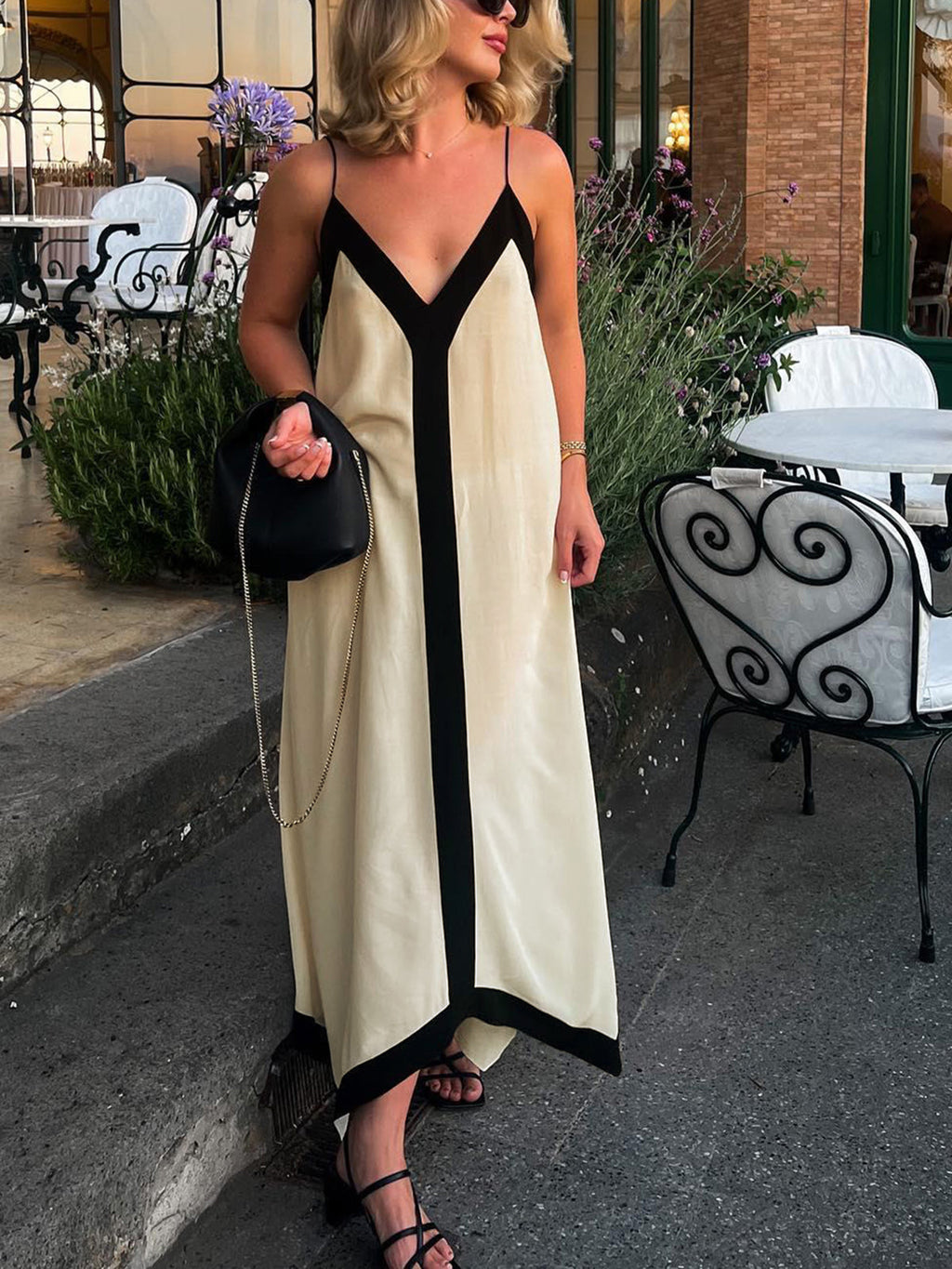 Clara – Sicily Old Money Aesthetics Slip Long Dress - Image 5