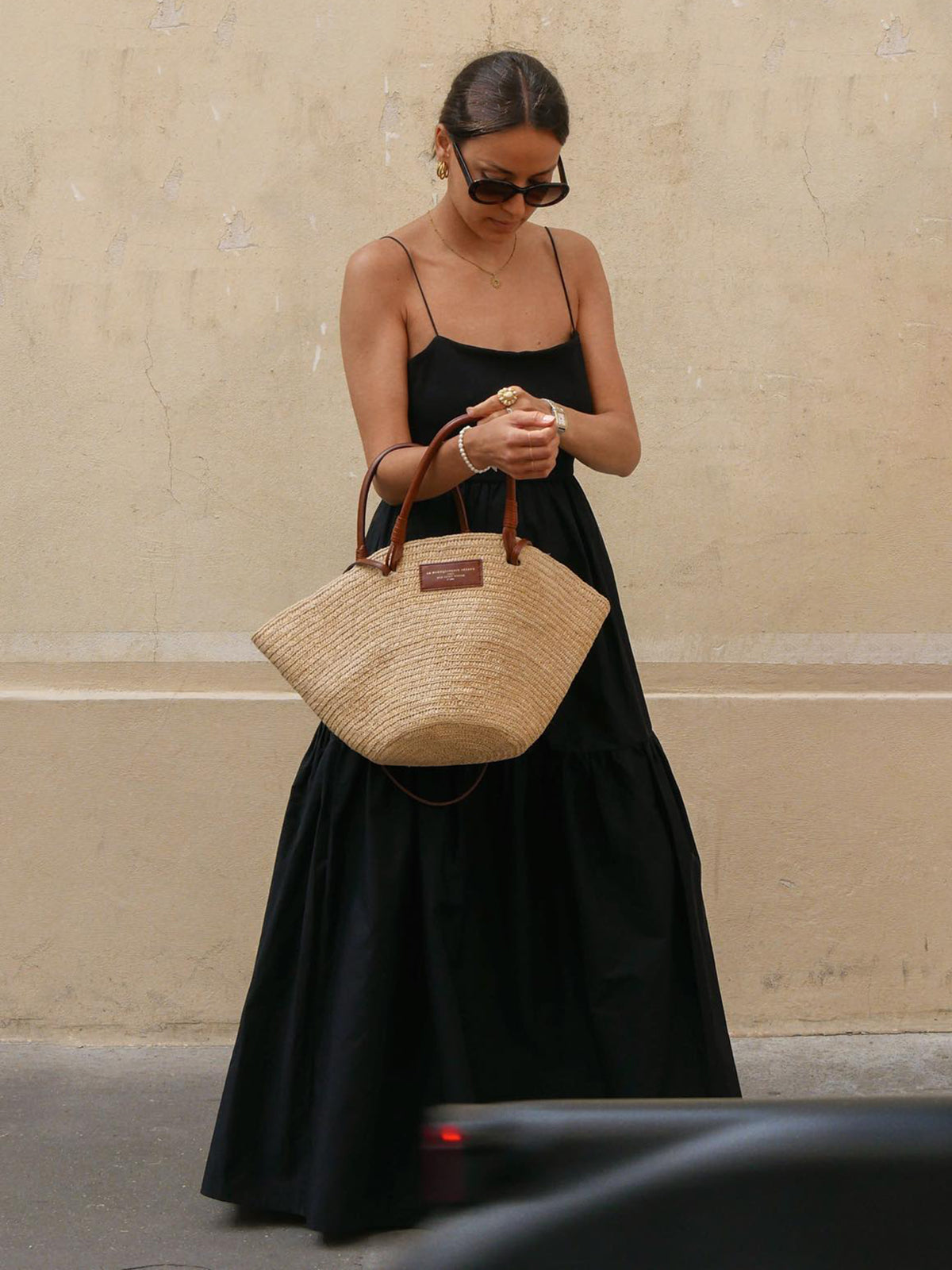 Lucía – Damen Maxikleid mit Spaghettiträgern und weitem Rock