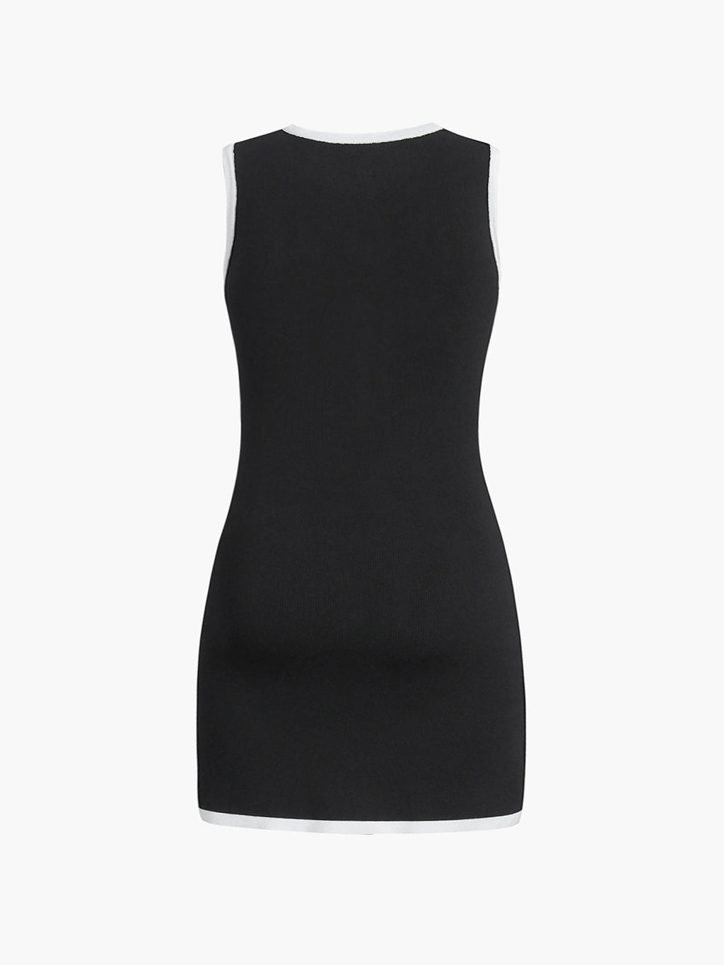 Johanna – Multi Pocket Button Sleeveless Short Sweater Dress - Image 5