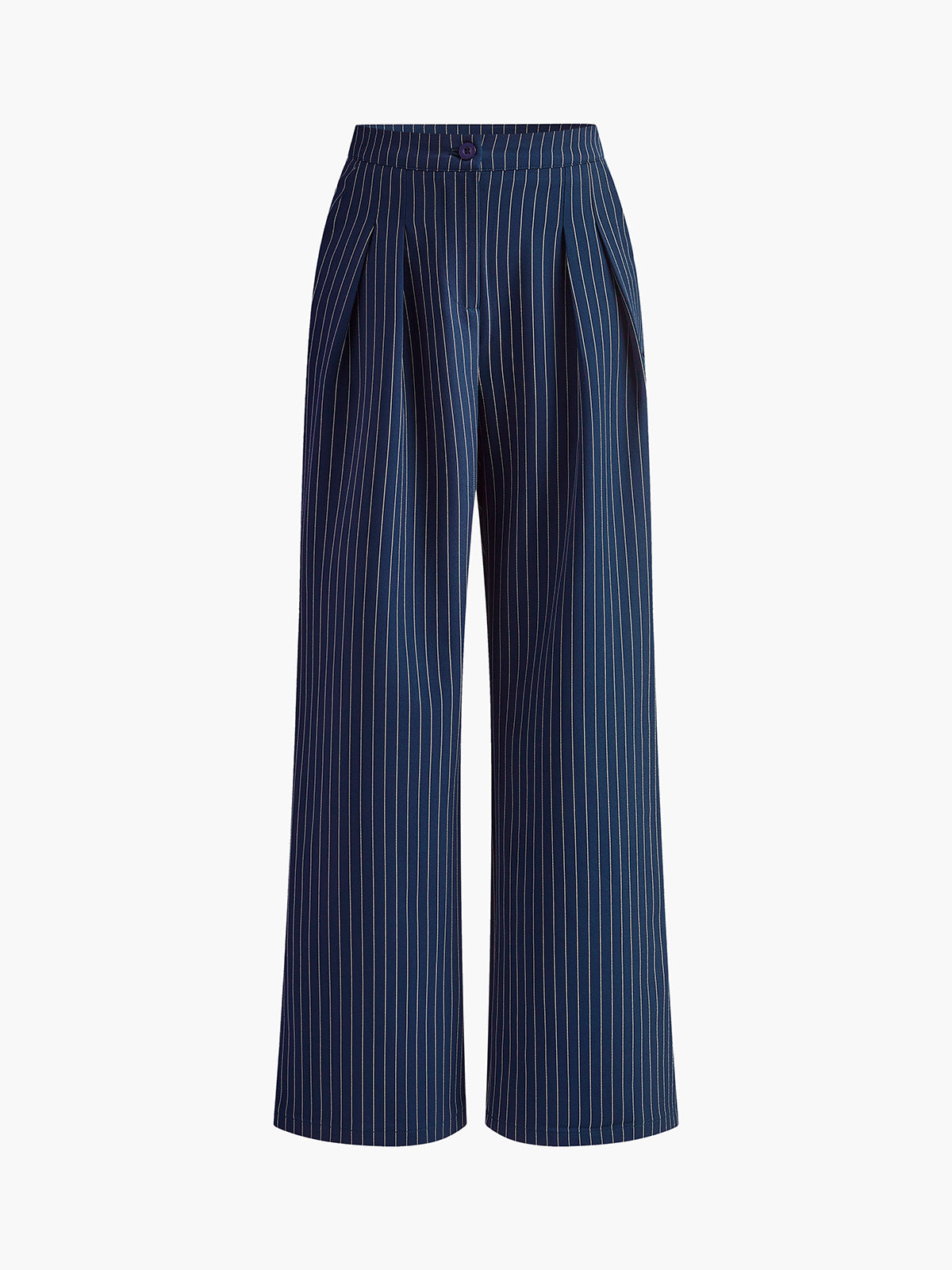 Carmen – Damen High-Waist Nadelstreifen Hose