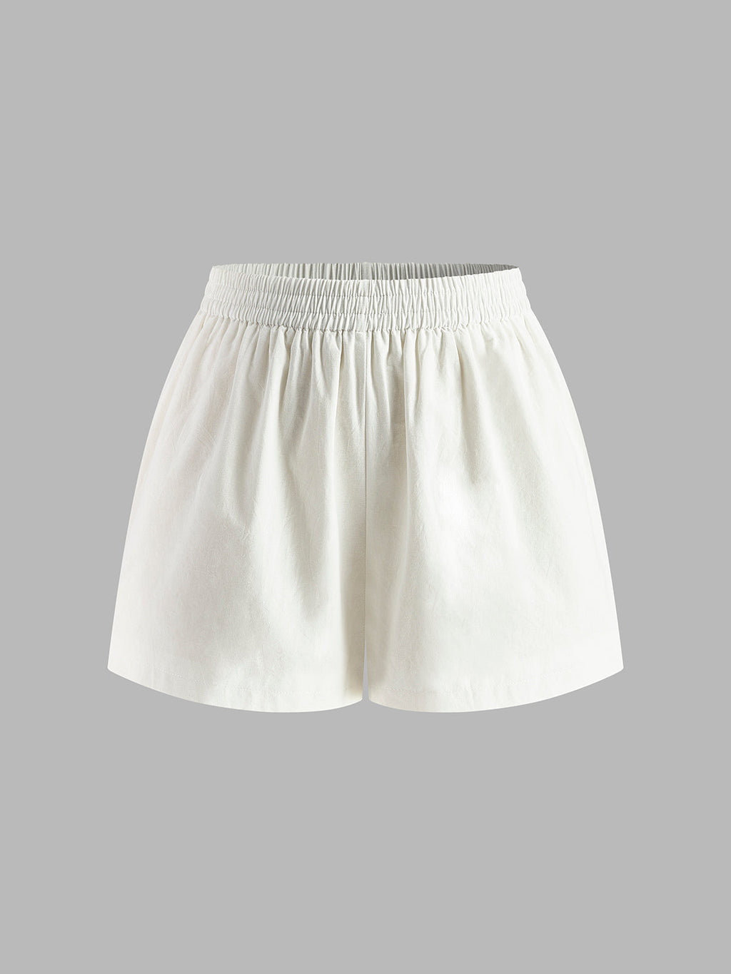 Valeria – Rückenfreies Halter-Top mit Shorts aus Baumwoll-Leinen-Mix