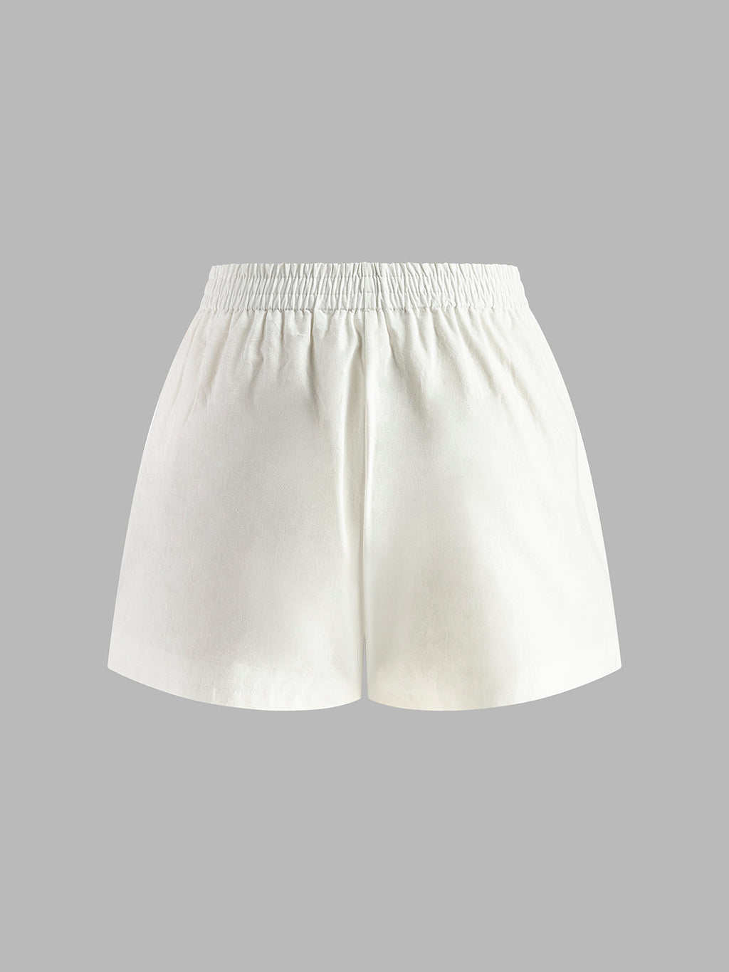 Valeria – Rückenfreies Halter-Top mit Shorts aus Baumwoll-Leinen-Mix
