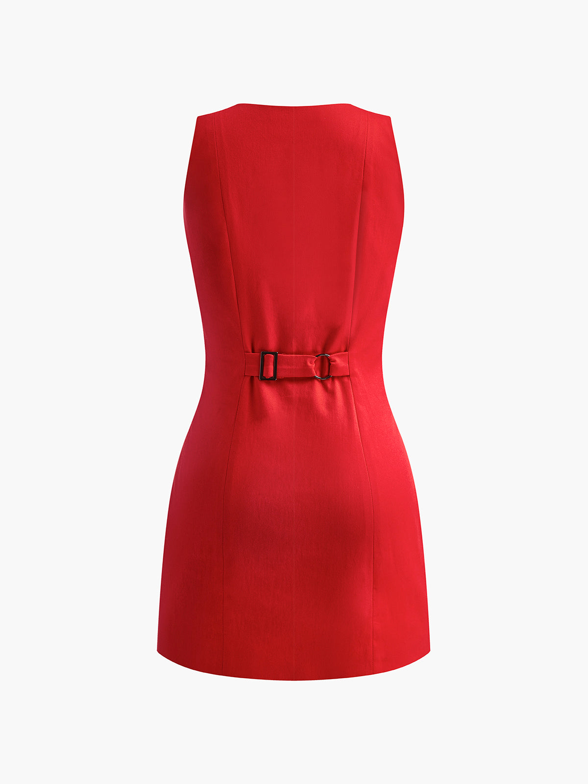 Laura – Button-Front Sleeveless Short Dress - Image 7