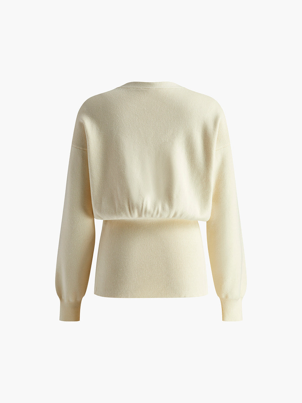 Isabel – Damen V-Ausschnitt Strickjacke mit Statement-Knopf