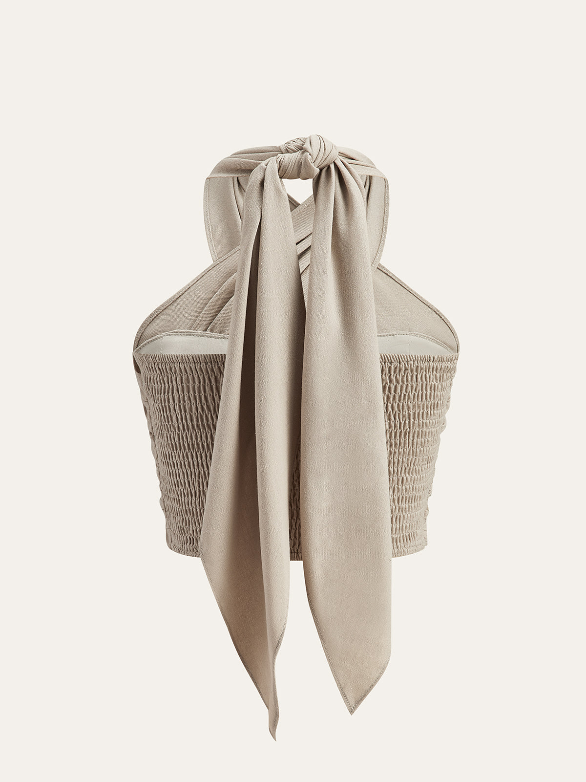 Natalia – Damen Neckholder Wickel-Top mit Drapierung