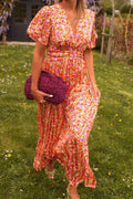 Maya – Floral V-neck Maxi Dress - Image 4