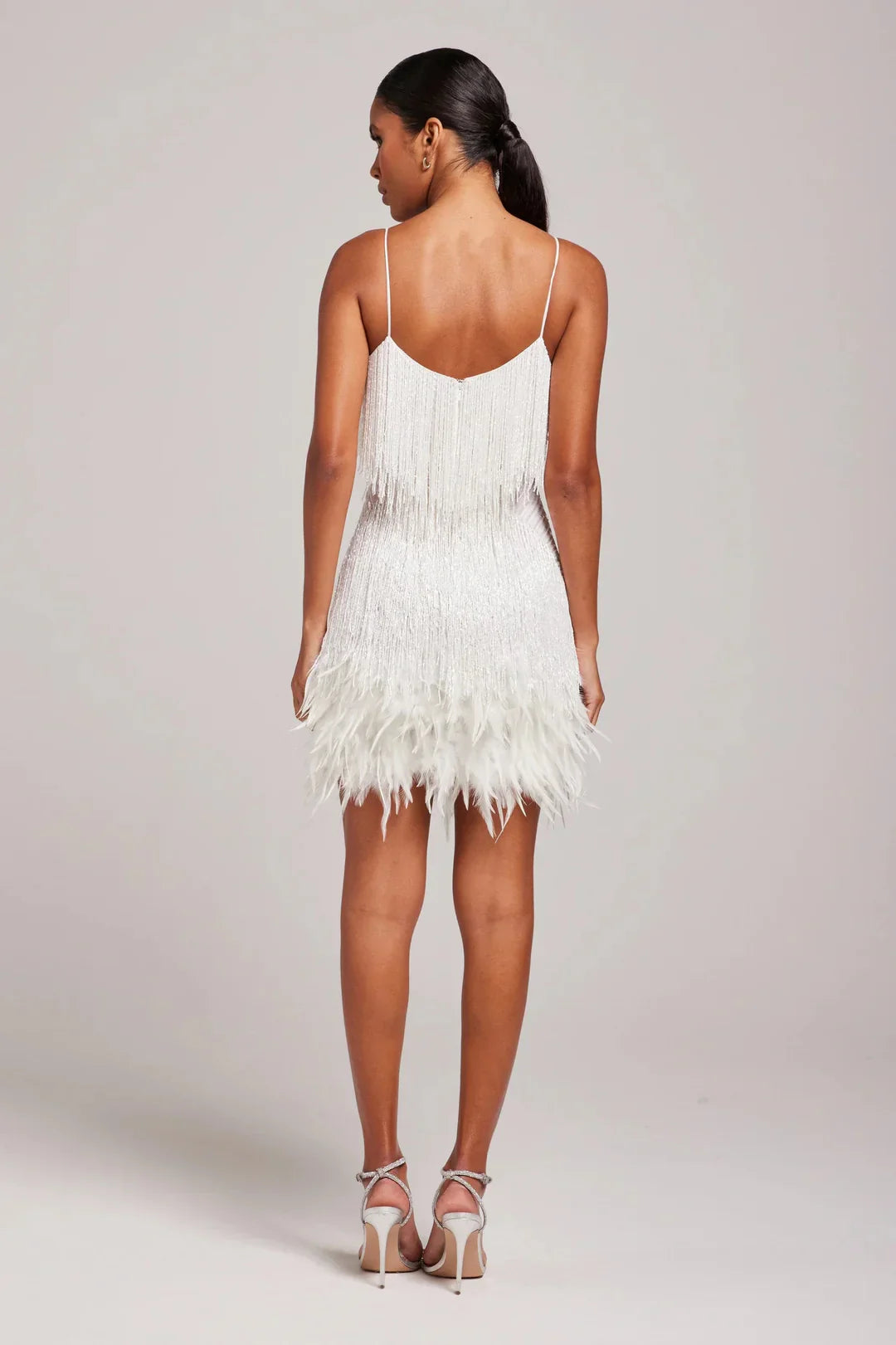 Johanna – Elegant Feathered Dress for Women - Image 4