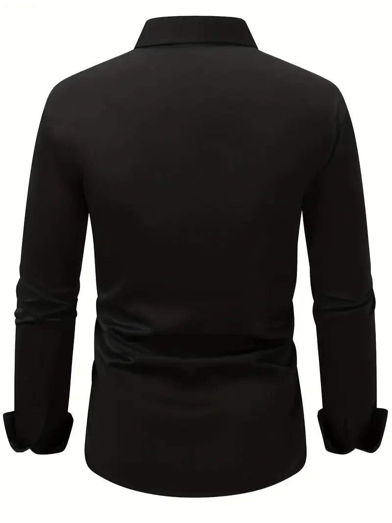 Liam – Tailored Long Sleeve Shirt for Men - Image 11