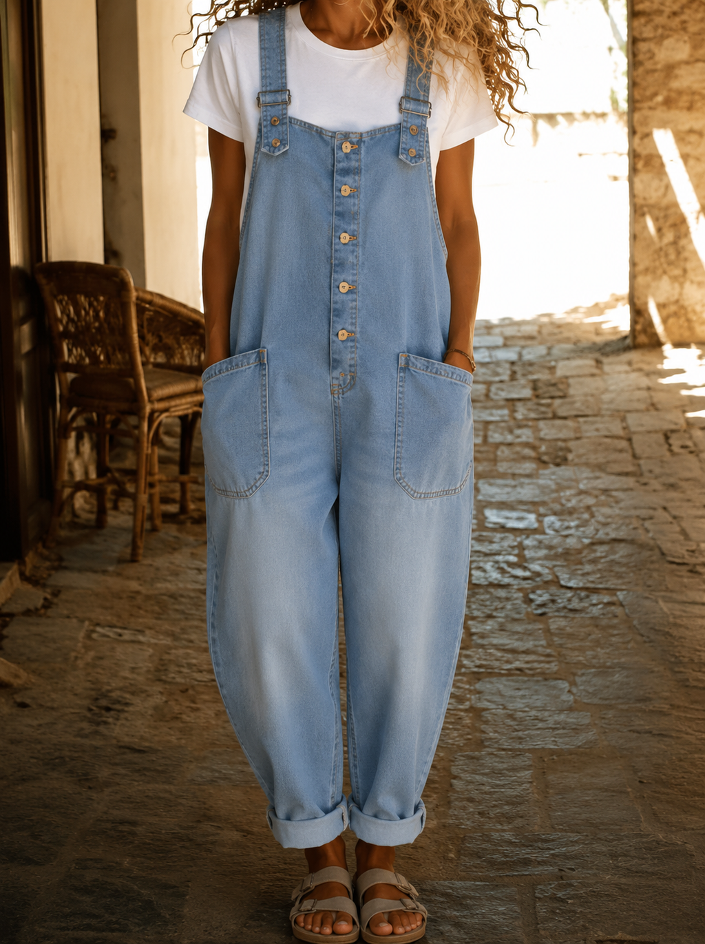 Karin – Lässige Jeans-Latzhosen für Damen
