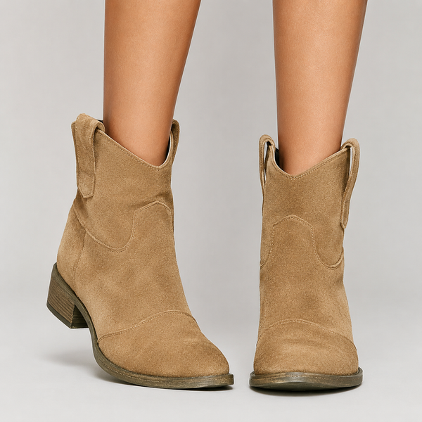 Damen Cowboy-Boots im Vintage-Design mit eleganten Akzenten | A&Z