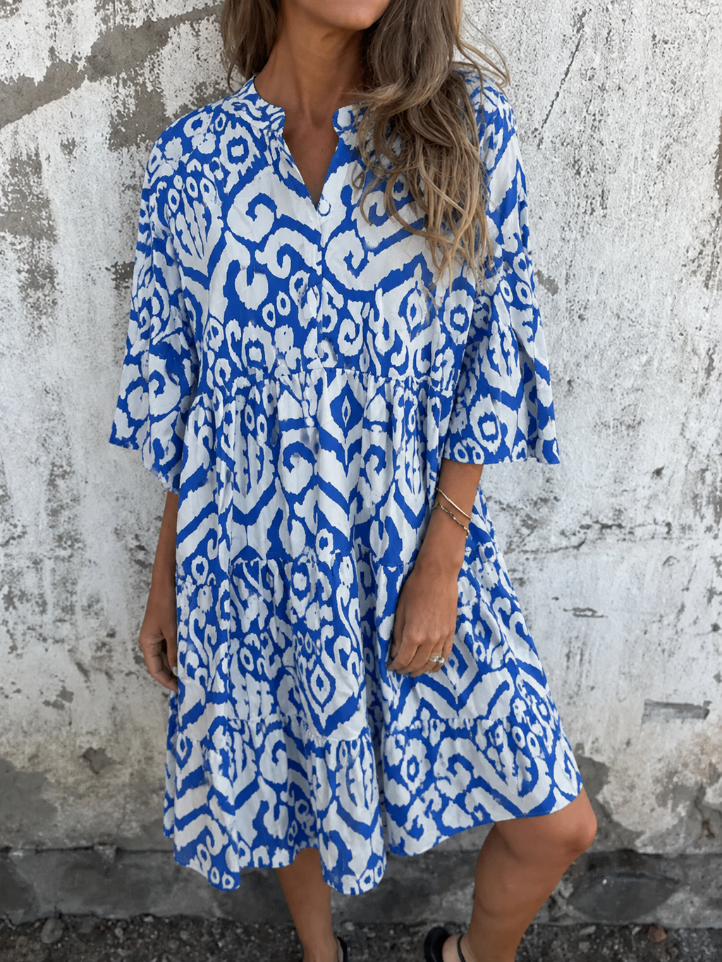 Lea – Sommerkleid für Damen mit Blumenmuster