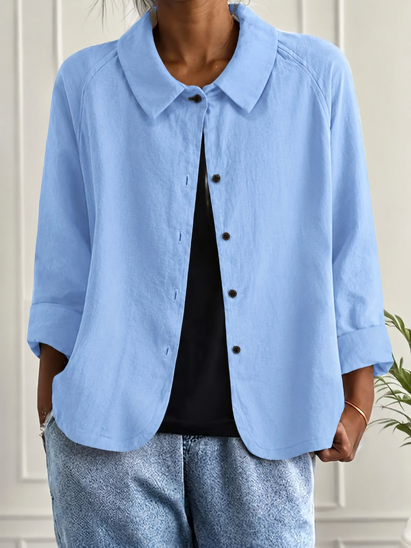 Clara – Damenjacke mit Knopfleiste