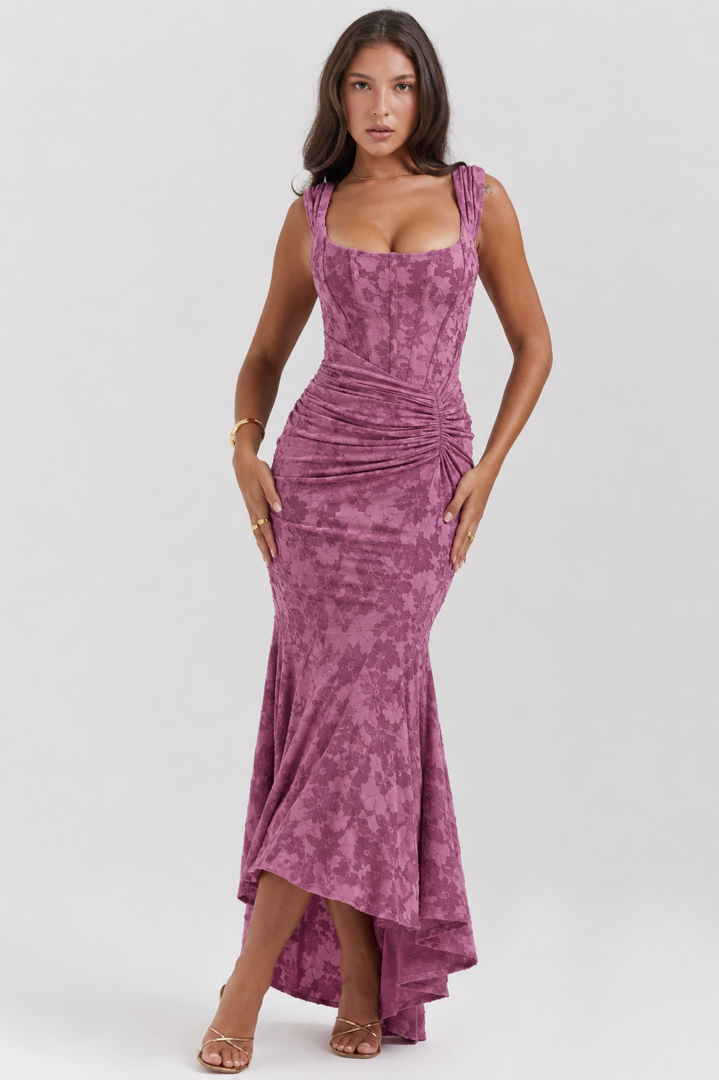 Petra – Elegantes Abendkleid mit Spitzenakzenten für Damen