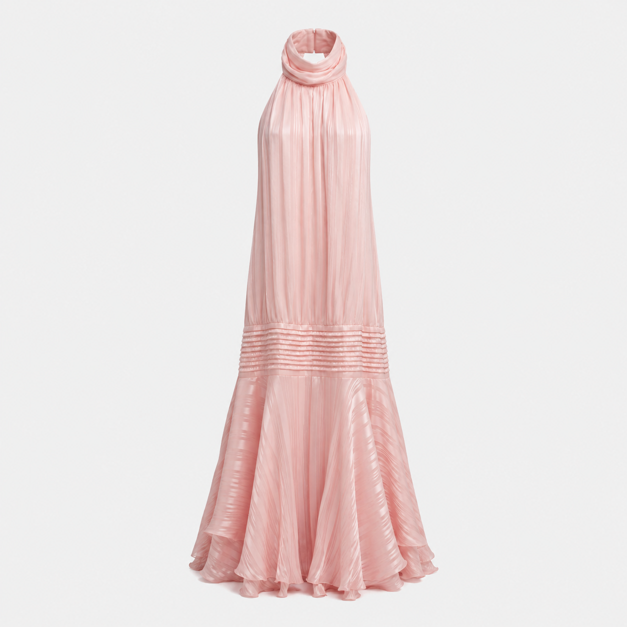 Amelie – Sommerkleid mit Plissee und Neckholder