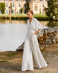 Mila – Eleganter Jumpsuit mit weitem Bein für Damen