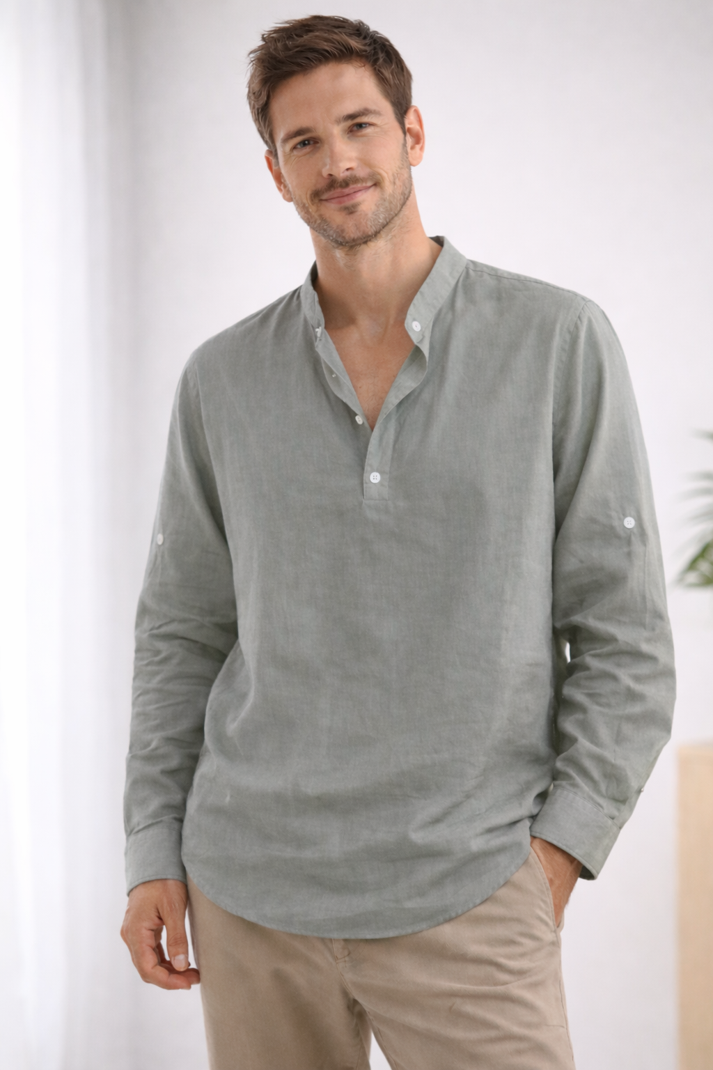 Sven– Casual Linen Shirt for Men - Image 6