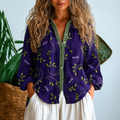 Annemarie – Lässige Damenbluse mit Naturmotiv