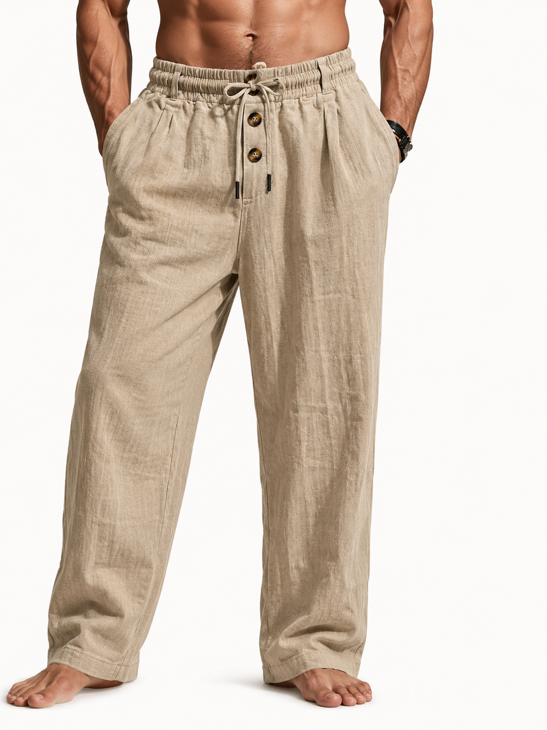Liam – Lässige, leichte Leinenhose