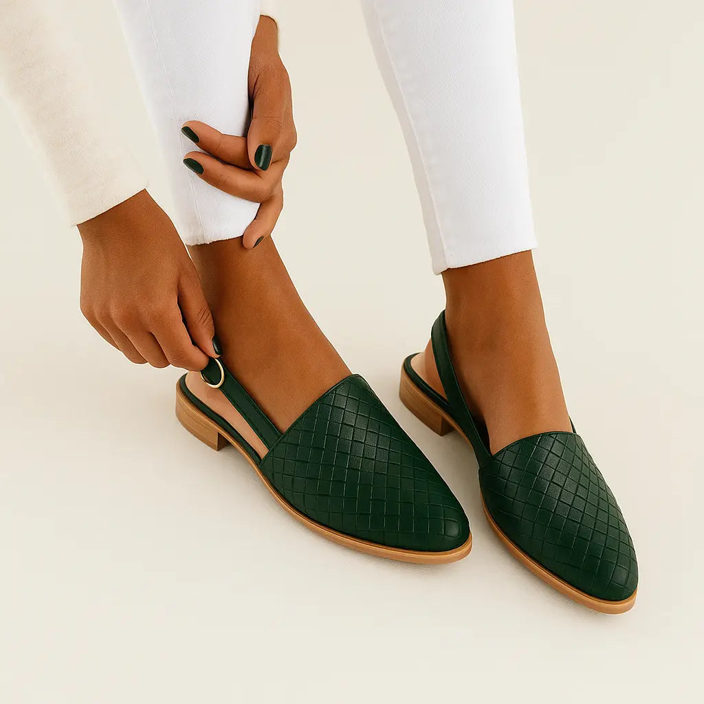 Anna – Orthopädische Damen Slingback Slipper