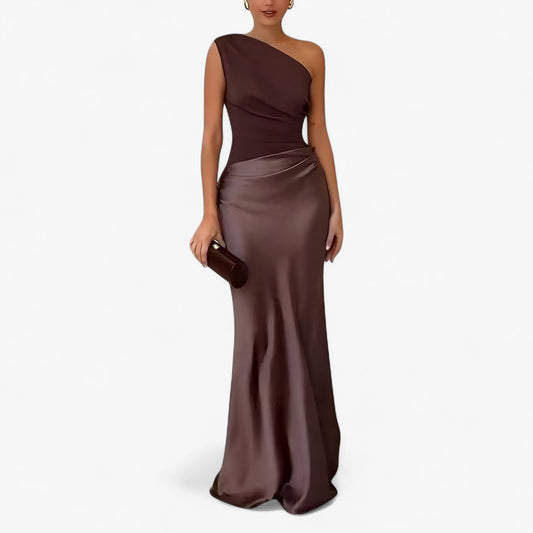 Damen Asymmetrisches Maxikleid für Festliche Anlässe 3