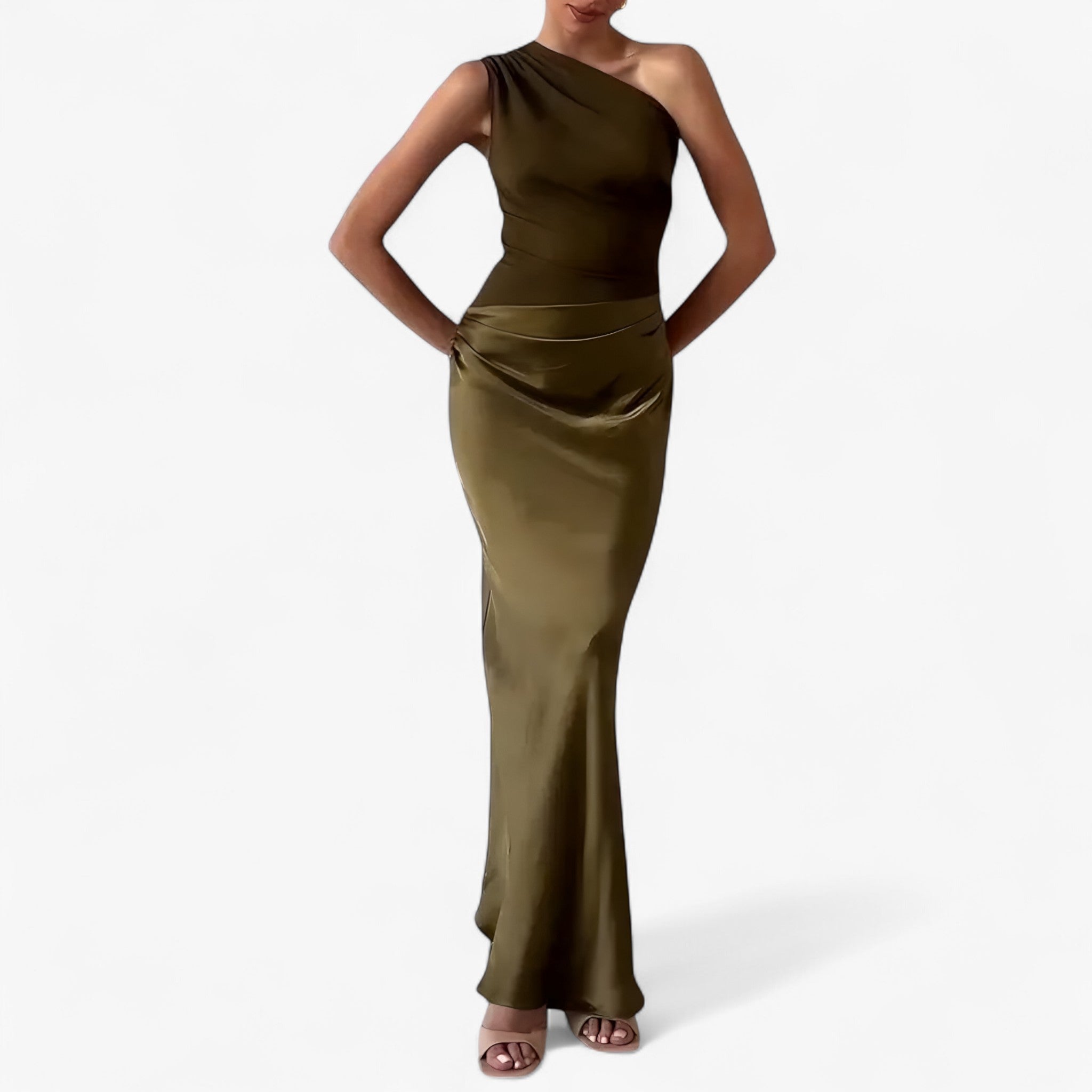 Sophie – Damen Asymmetrisches Maxi-Abendkleid