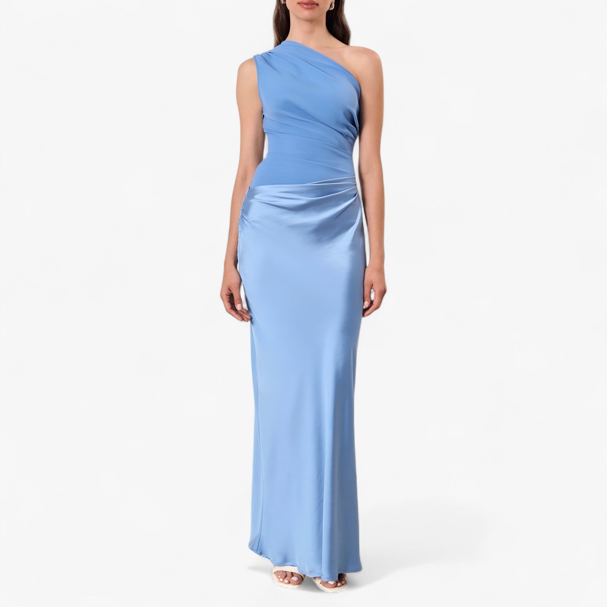 Sophie – Damen Asymmetrisches Maxi-Abendkleid